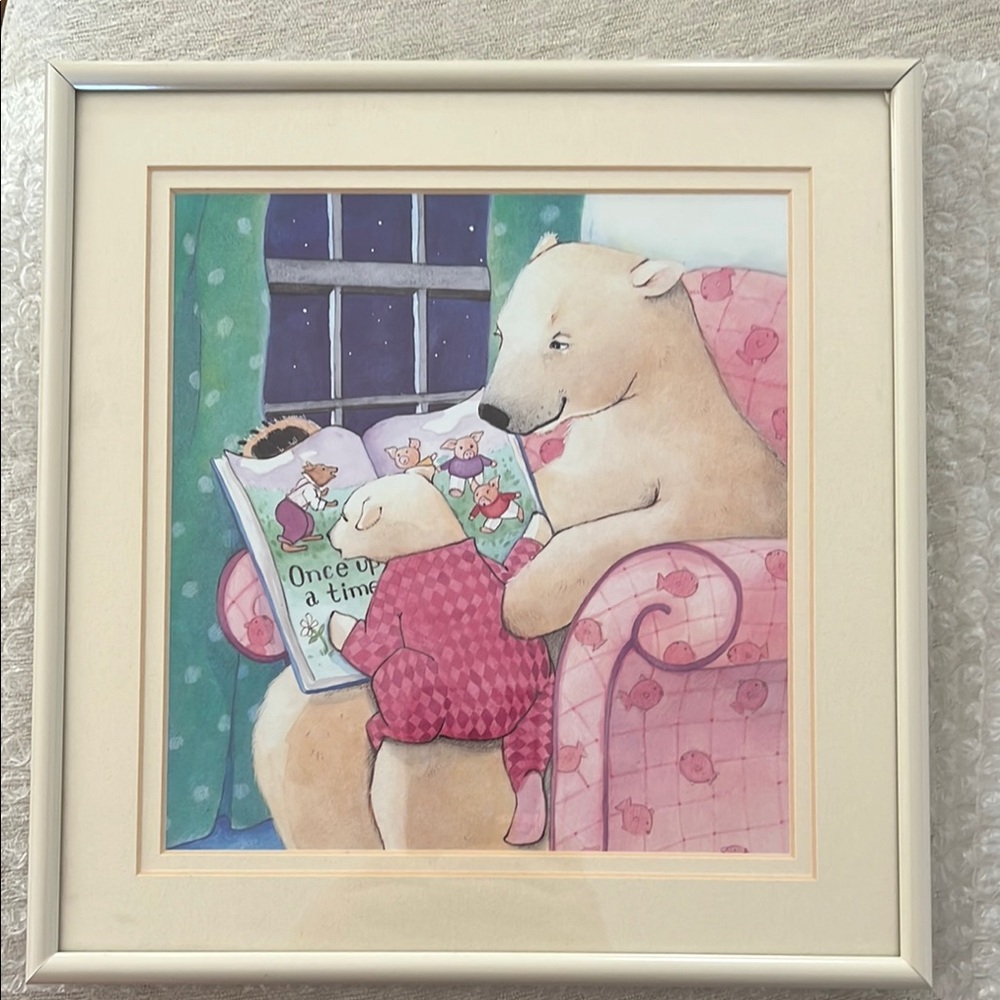 Framed Bear Family Art Print